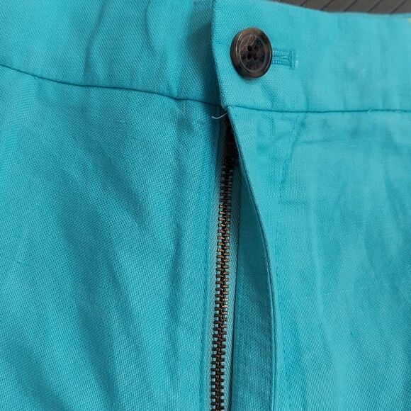 Brooks Brothers Plain Front Linen Cotton Blend Shorts Sz 35 NWT - Picture 8 of 14